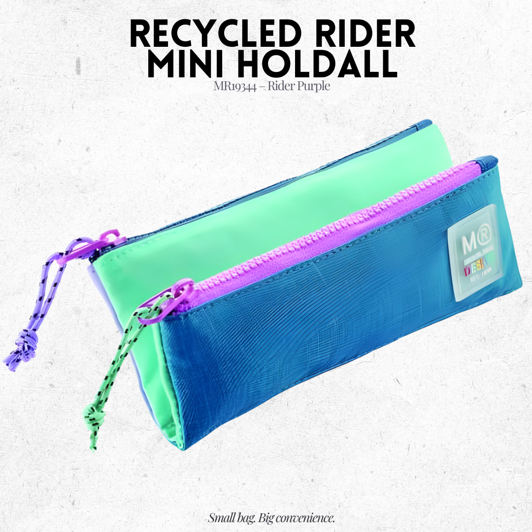 [SG] APLI Recycled Rider Mini Holdall – Compact Storage Bag | Multi Colours [Evergreen Stationery]