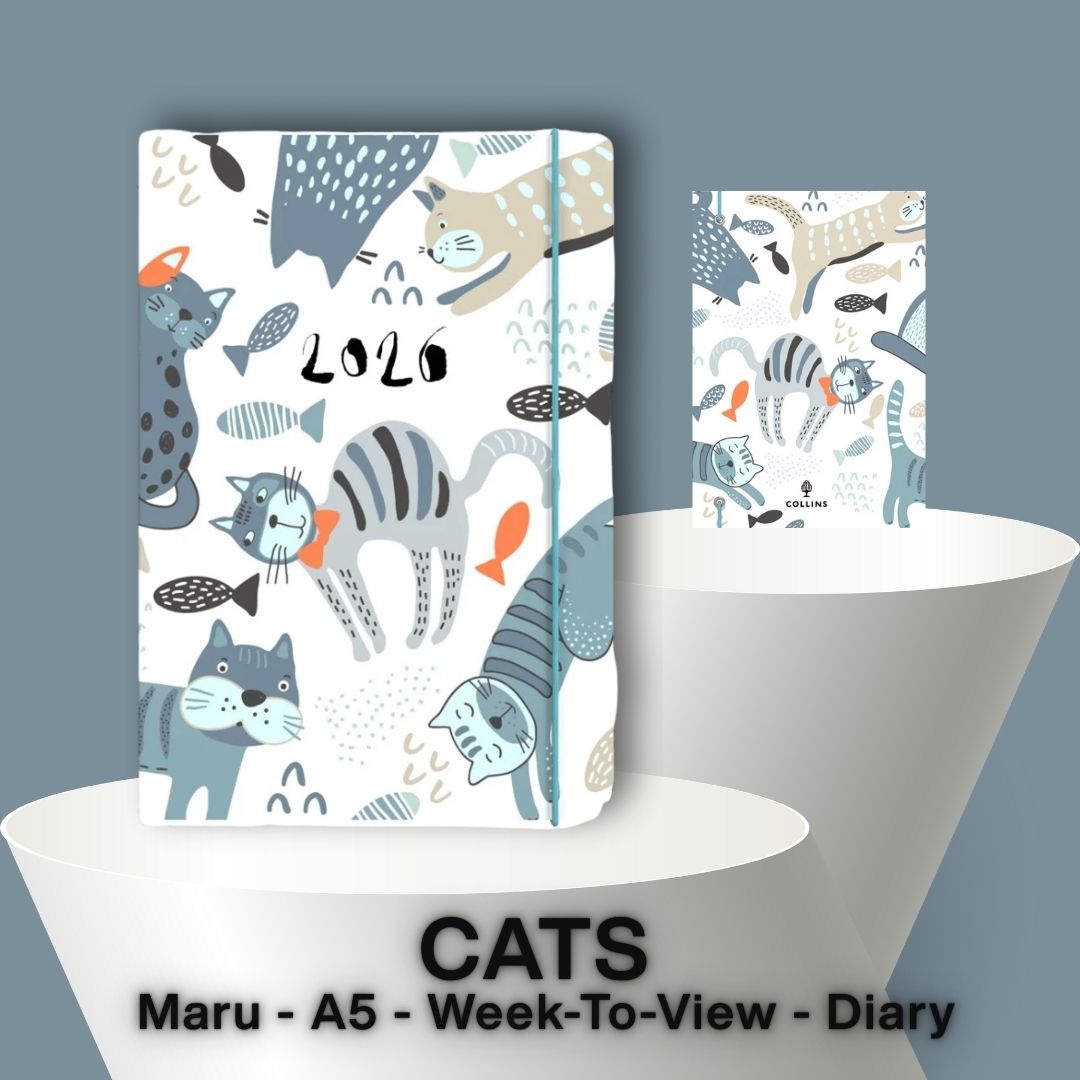 [SG] COLLINS 2026 Maru A5 Week To View Planner [Evergreen Stationery]