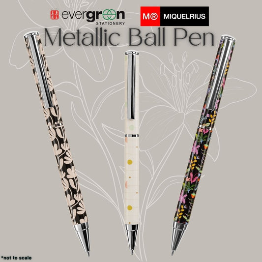 [SG] APLI Metallic Ball Pen [Evergreen Stationery]