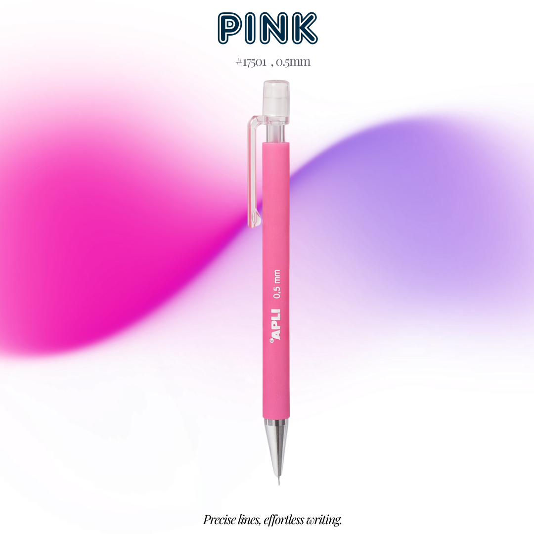 [SG] APLI Mechanical Pencil 0.5mm – Smooth Writing & Precision [Evergreen Stationery]