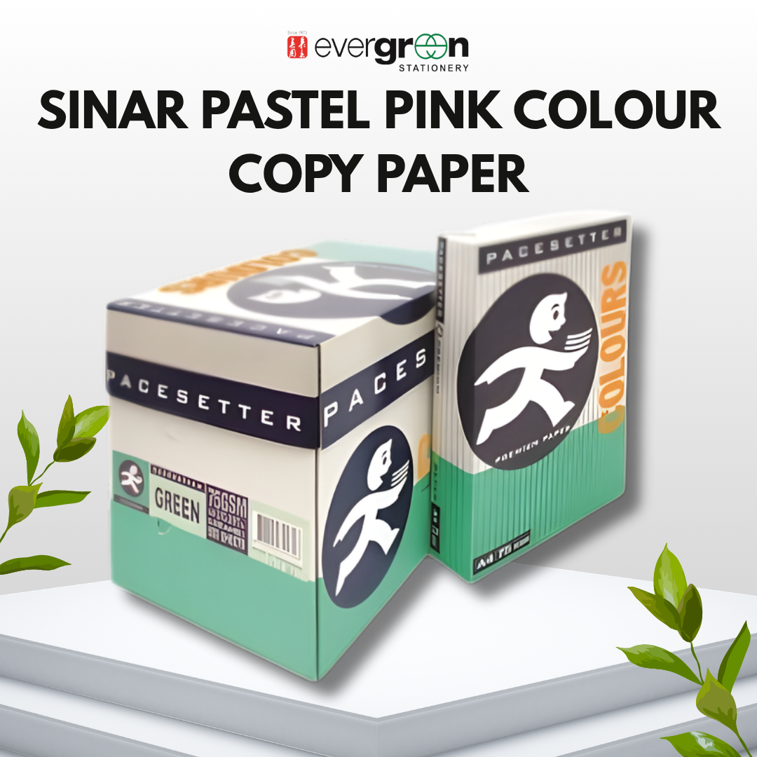 [SG] Sinar Pastel Pink Color Copy Paper [Evergreen Stationery]