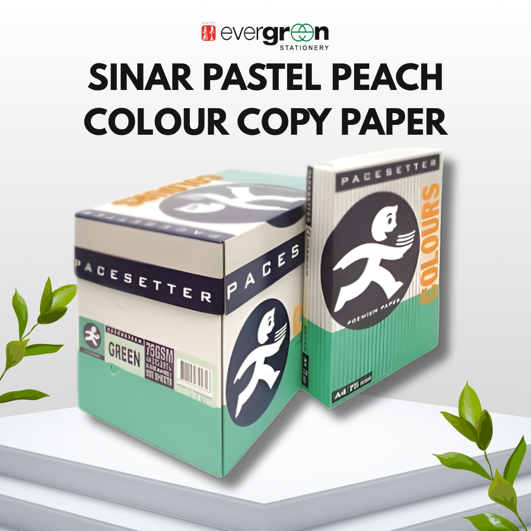 [SG] Sinal Peach Pastel Colour Copy Paper Per Reams [Evergreen Stationery]