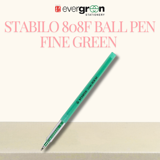 [SG] Stabilo 808F Ball Pen Fine Green [Evergreen Stationery]