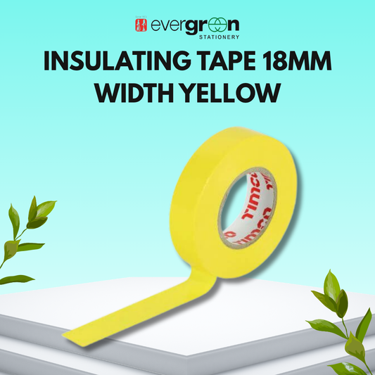 [SG] Insulating Tape (18 mm width, Yellow) [Evergreen Stationery]