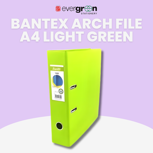 [SG] Bantex Arch File A4 Light Green [Evergreen Stationery]