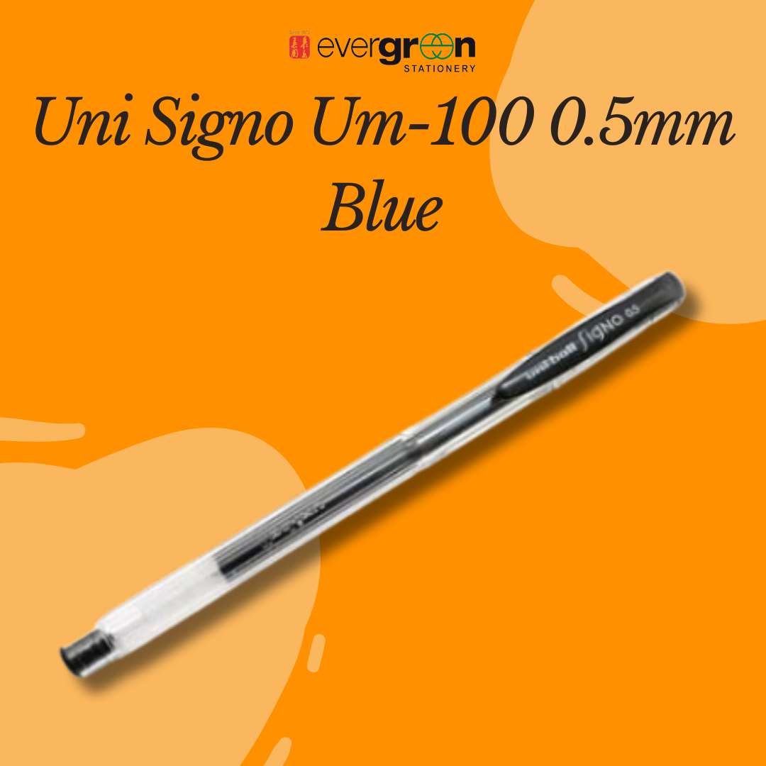 [SG] Uni Signo Um-100 0.5mm Blue [Evergreen Stationery]