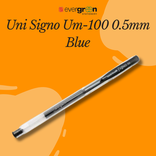[SG] Uni Signo Um-100 0.5mm Blue [Evergreen Stationery]