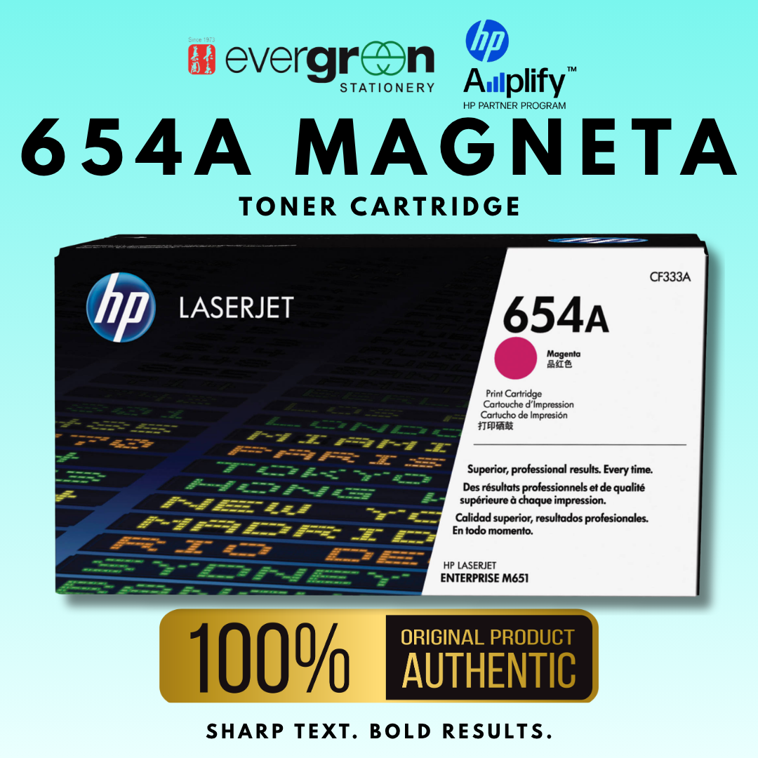 [SG] HP 654A Magenta Toner Cartridge [Evergreen Stationery]