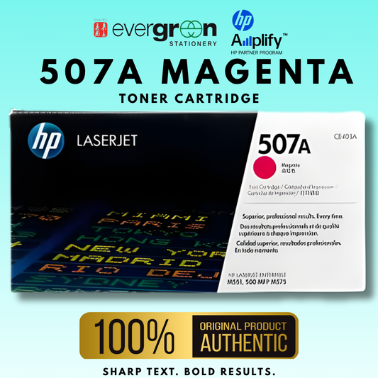 [SG] HP 507A Magenta Toner Cartridge [Evergreen Stationery]