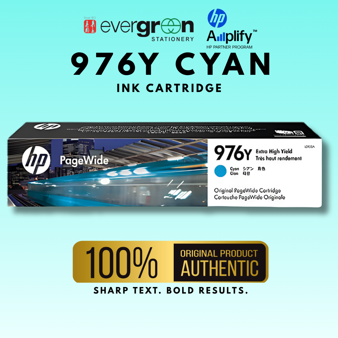 [SG] HP 976Y Cyan Ink Cartridge [Evergreen Stationery]
