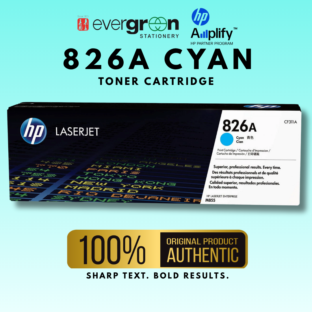 [SG] HP 826A Cyan Toner Cartridge [Evergreen Stationery]