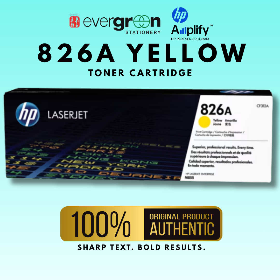 [SG] HP 826A Yellow Toner Cartridge [Evergreen Stationery]