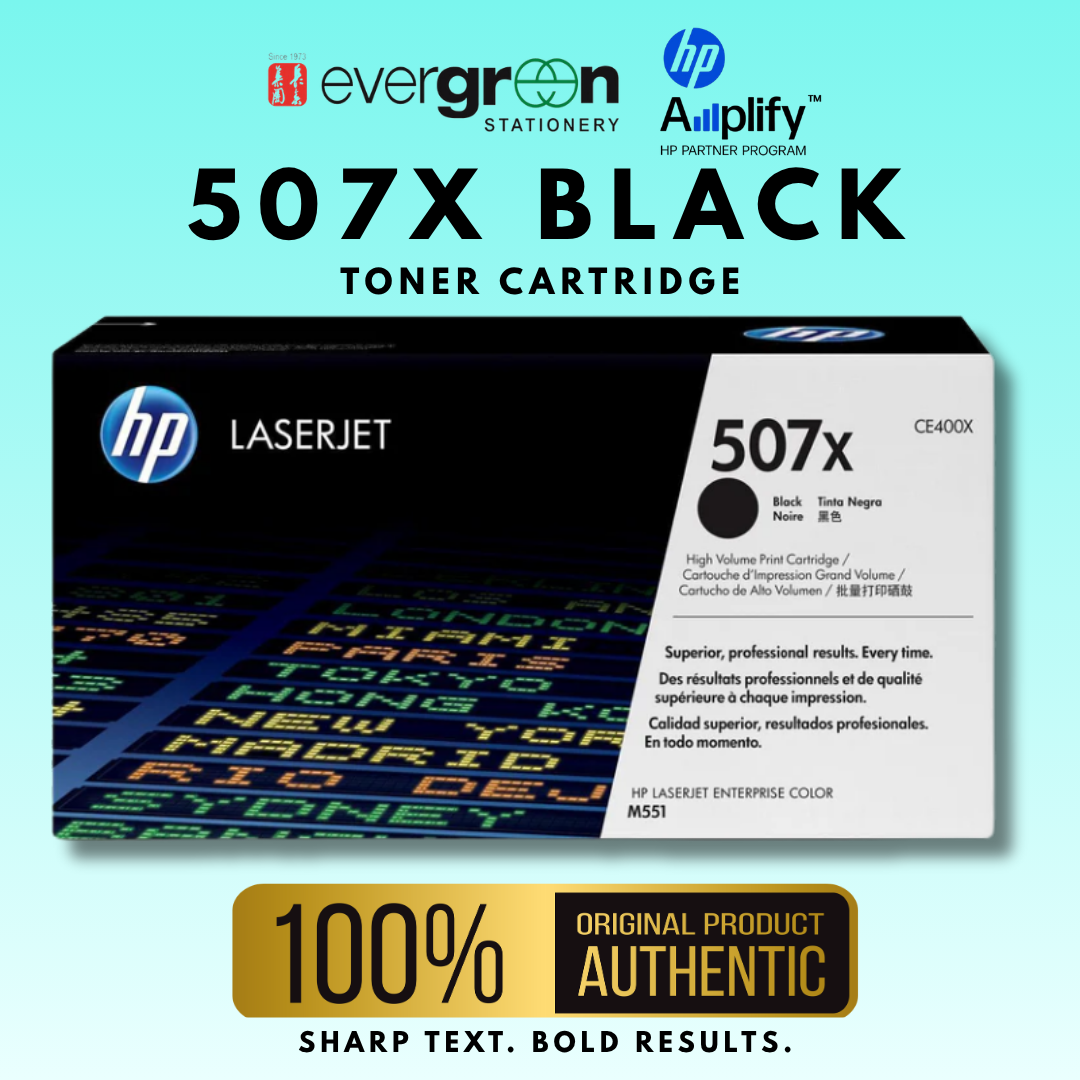 [SG] HP 507X Black Toner Cartridge [Evergreen Stationery]