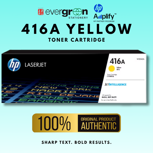 [SG] HP 416A Yellow Toner Cartridge [Evergreen Stationery]