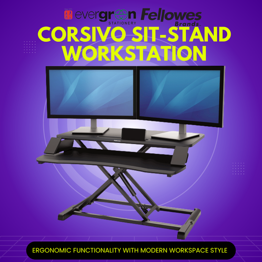 [SG] Corsivo sit-stand workstation [Evergreen Stationery]