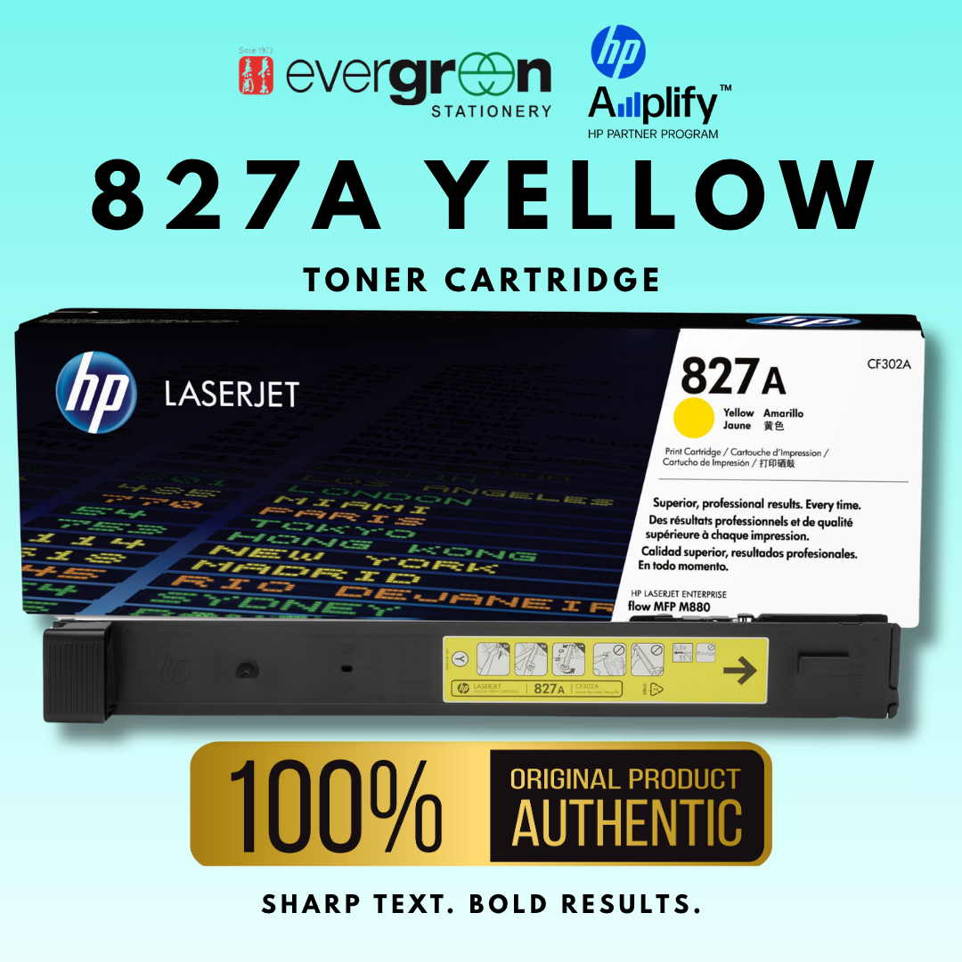 [SG] HP 827A Yellow Toner Cartridge [Evergreen Stationery]