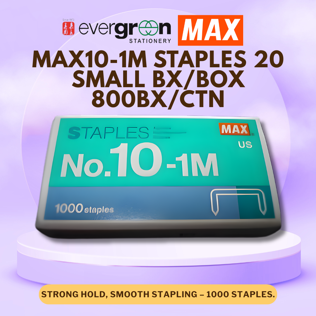 (Q)(T) Max10-1m Staples 20 Small Bx/Box 800bx/Ctn