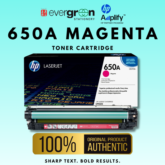 [SG] HP 650A Magenta Toner Cartridge [Evergreen Stationery]