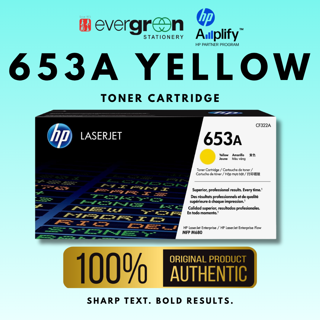 [SG] HP 653A Yellow Toner Cartridge [Evergreen Stationery]