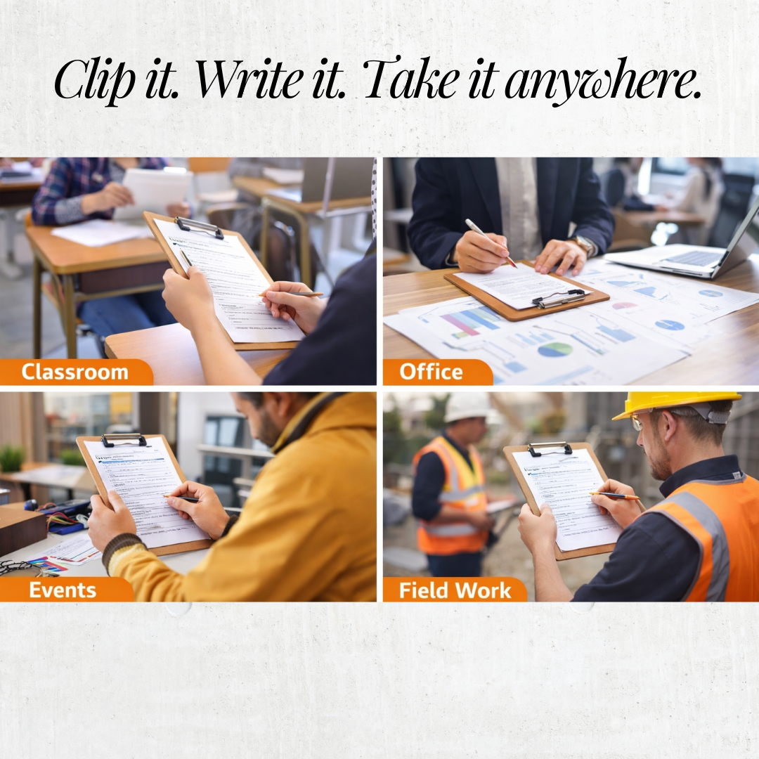 [SG] APLI Wooden Clipboard A5 – Sturdy Writing Board [Evergreen Stationery]