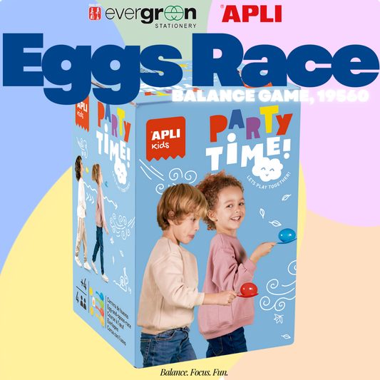 [SG] APLI Eggs Race Balance Game for Kids & Families [Evergreen Stationery]