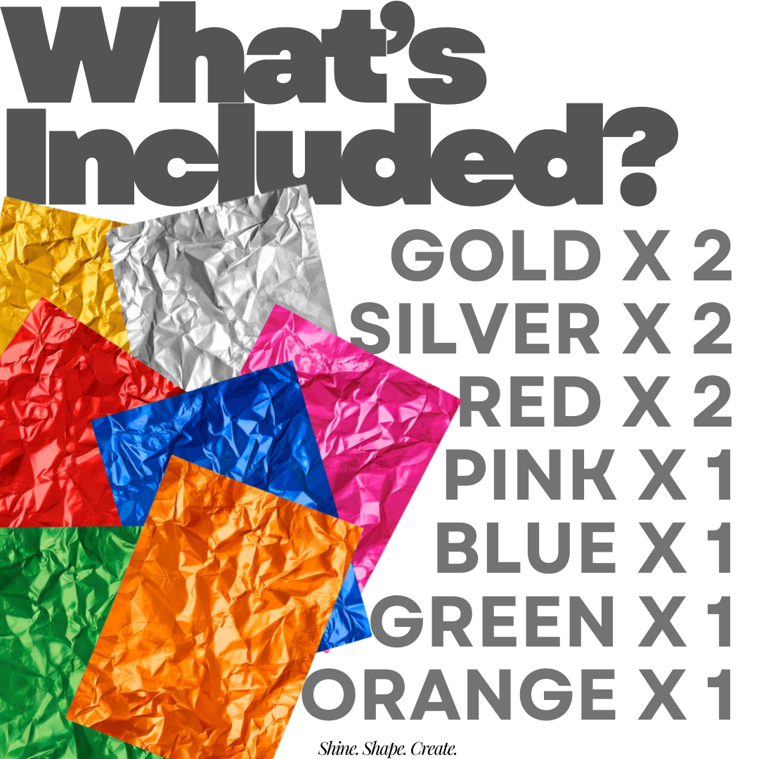 [SG] APLI 32×24cm Colour Aluminium Papers 65gsm (10 Sheets) [Evergreen Stationery]