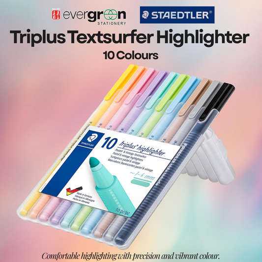 [SG] STAEDTLER Triplus Textsurfer Highlighter 10 Colours [Evergreen Stationery]