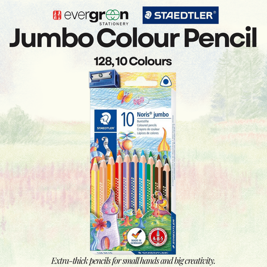 [SG] Staedtler Noris Jumbo Colour Pencil 128 [Evergreen Stationery]