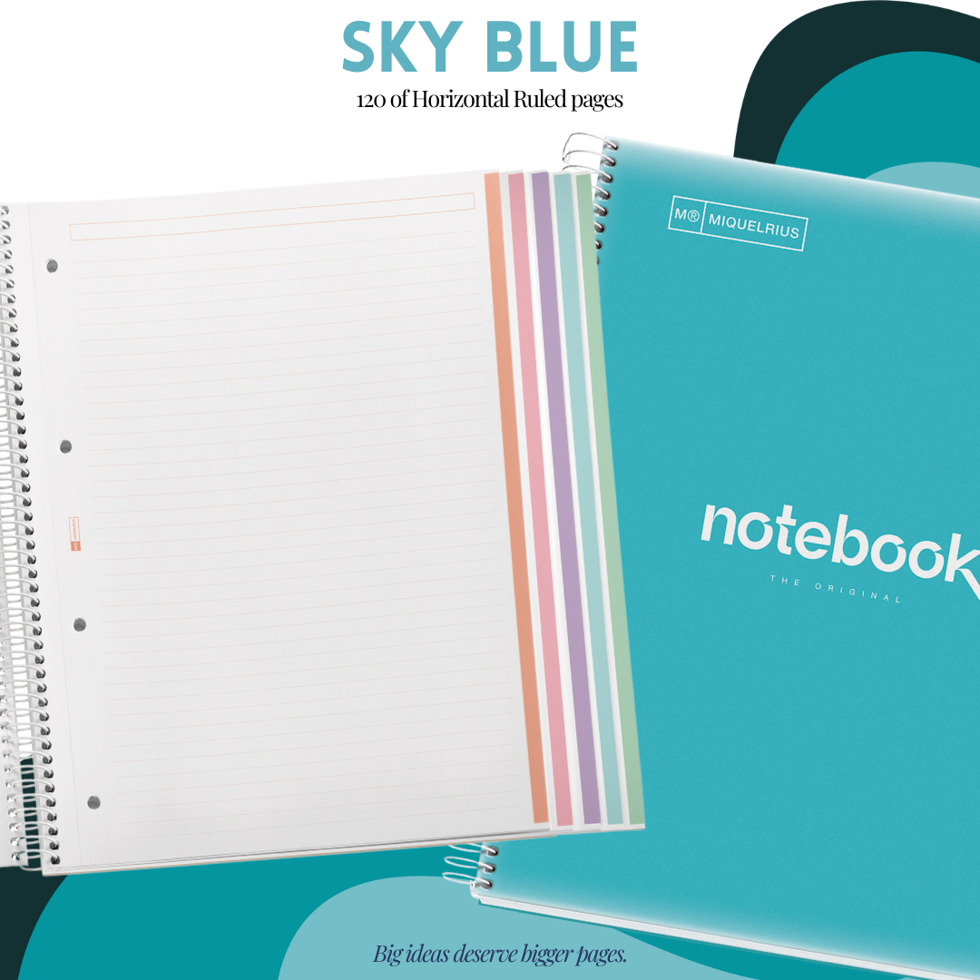 [SG] APLI Emotions A4 Notebook 120 Pages Horizontal – Multi Colours [Evergreen Stationery]