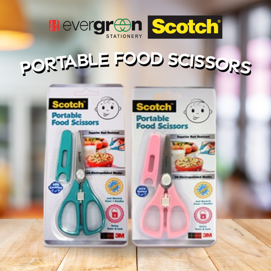 [SG] Scotch™ Portable Food Scissors - Baby/Toddler/Cutting/Weaning(PS-AB/PS-ABP) [Evergreen Stationery]
