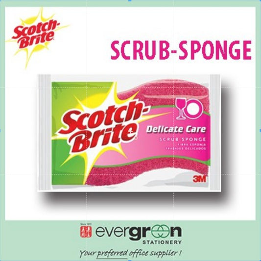 Scotch-Brite® Delicate Care Scrub Sponge 3pcs/pack