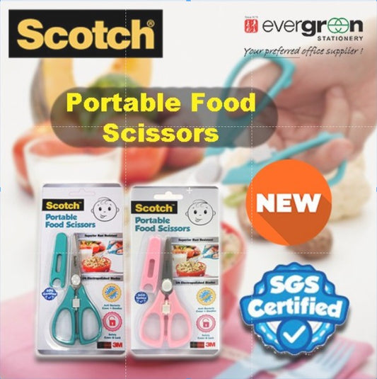 Scotch™ Portable Food Scissors - Baby/Toddler/Cutting/Weaning(PS-AB/PS-ABP)