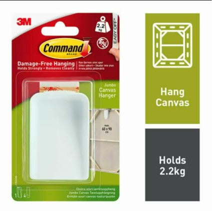 [SG] 3M COMMAND JUMBO CANVAS HANGER 17045-ES [Evergreen Stationery]