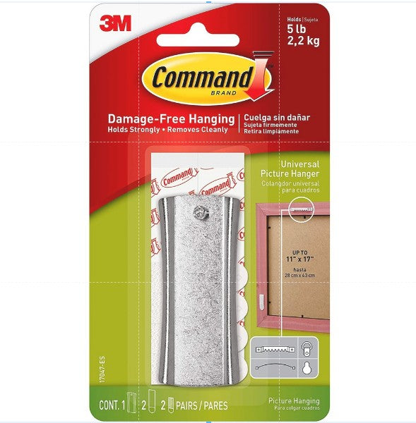 Command Sticky Nail Sawtooth Hanger, 5-Pound