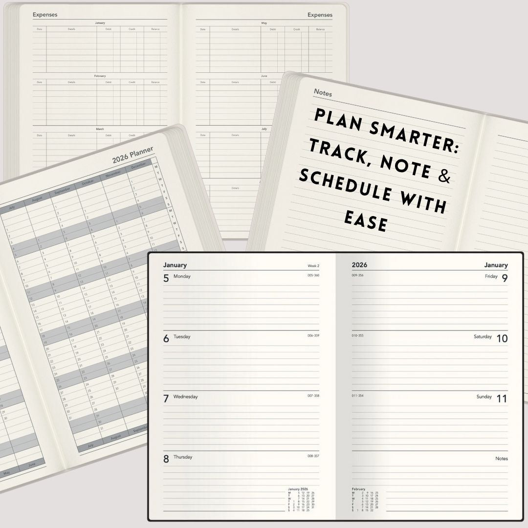 [SG] COLLINS 2026 Submerge A5 Week-To-View Planner [Evergreen Stationery]