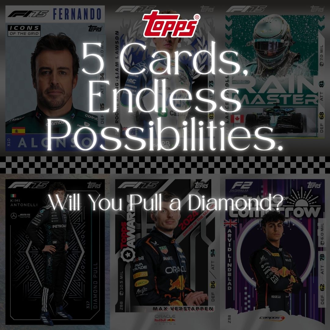 [SG] FREE Topps 5 Pcs Card Pack Limited Edition Turbo Attax F1® 2025 [Evergreen Stationery]