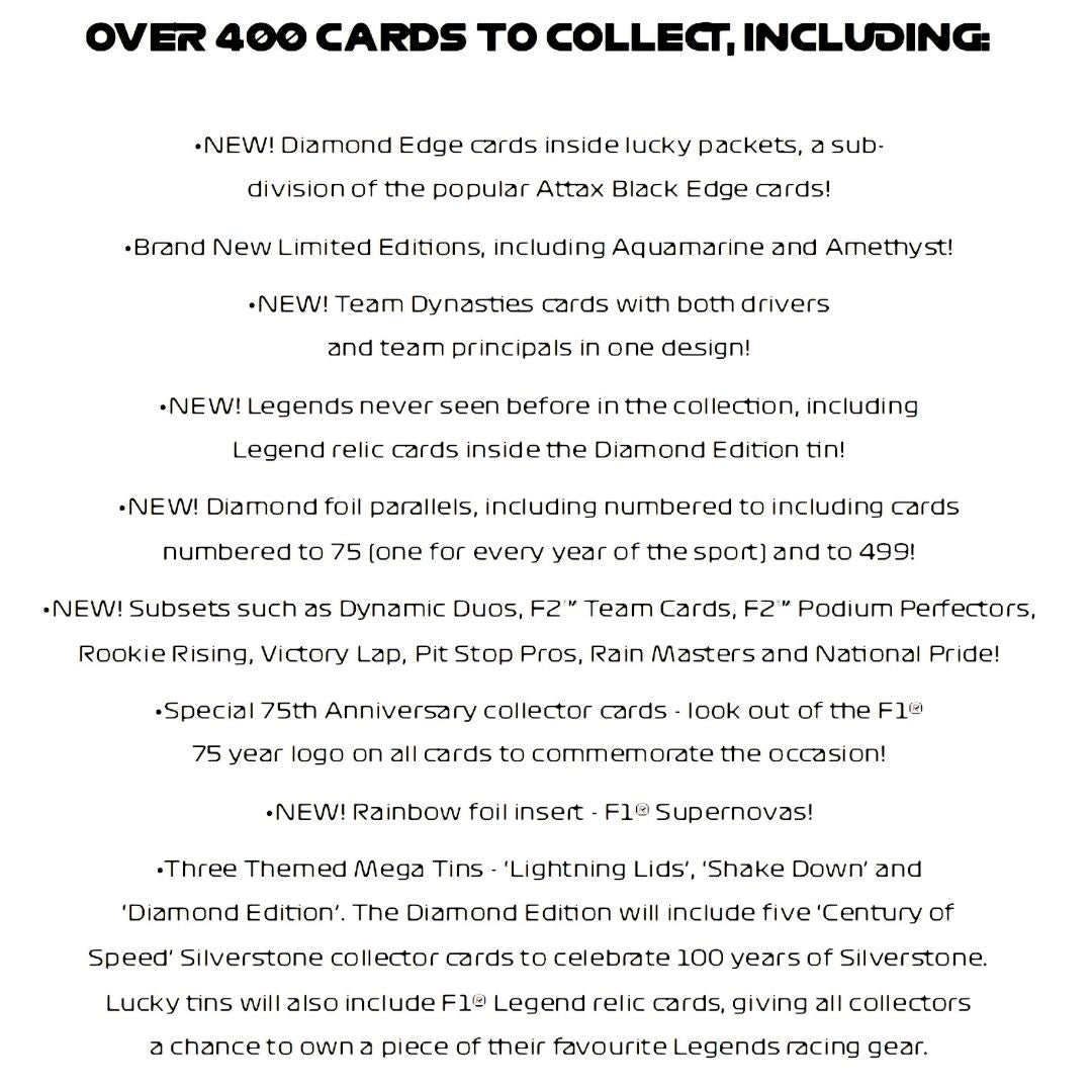 [SG] Topps Limited Edition Turbo Attax Formula 1® 2025 10 Cards Pack [Evergreen Stationery]