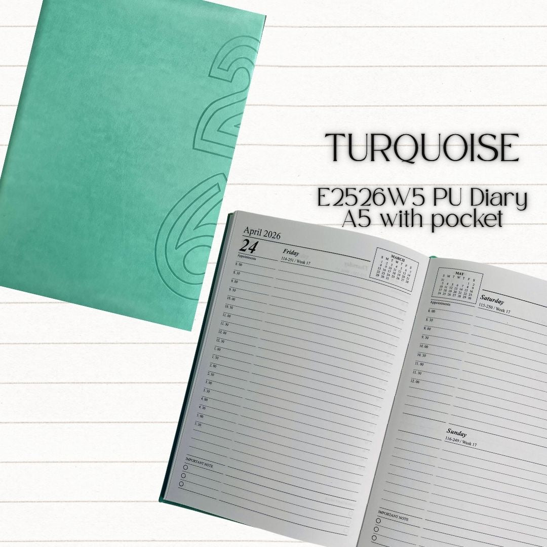 [SG] 2026 PU Diary A5 [Evergreen Stationery]