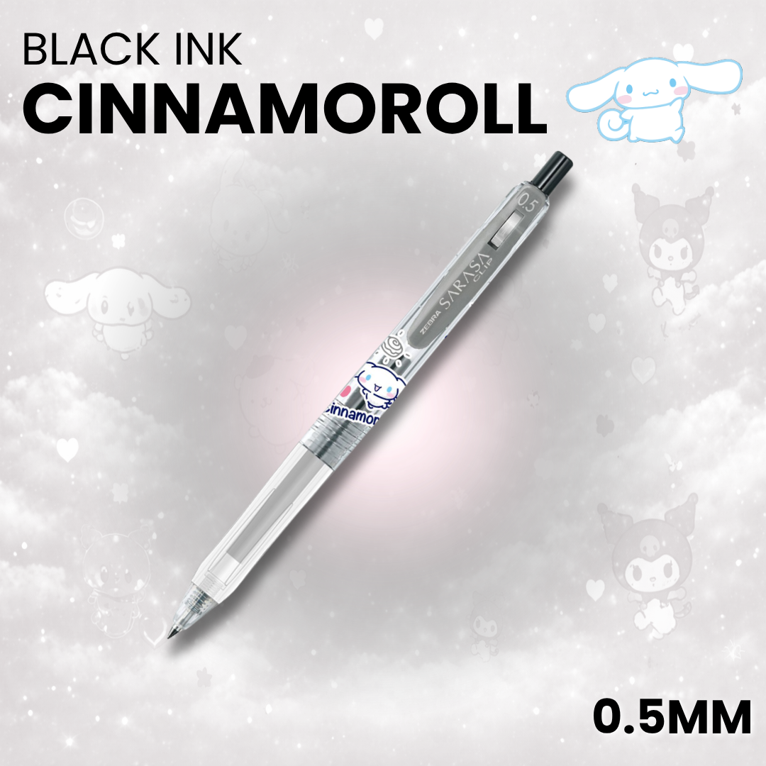 Zebra Sarasa Clip Limited Edition Sanrio Gel Pen 0.5mm | Balancing Game Series | 5 Characters Available