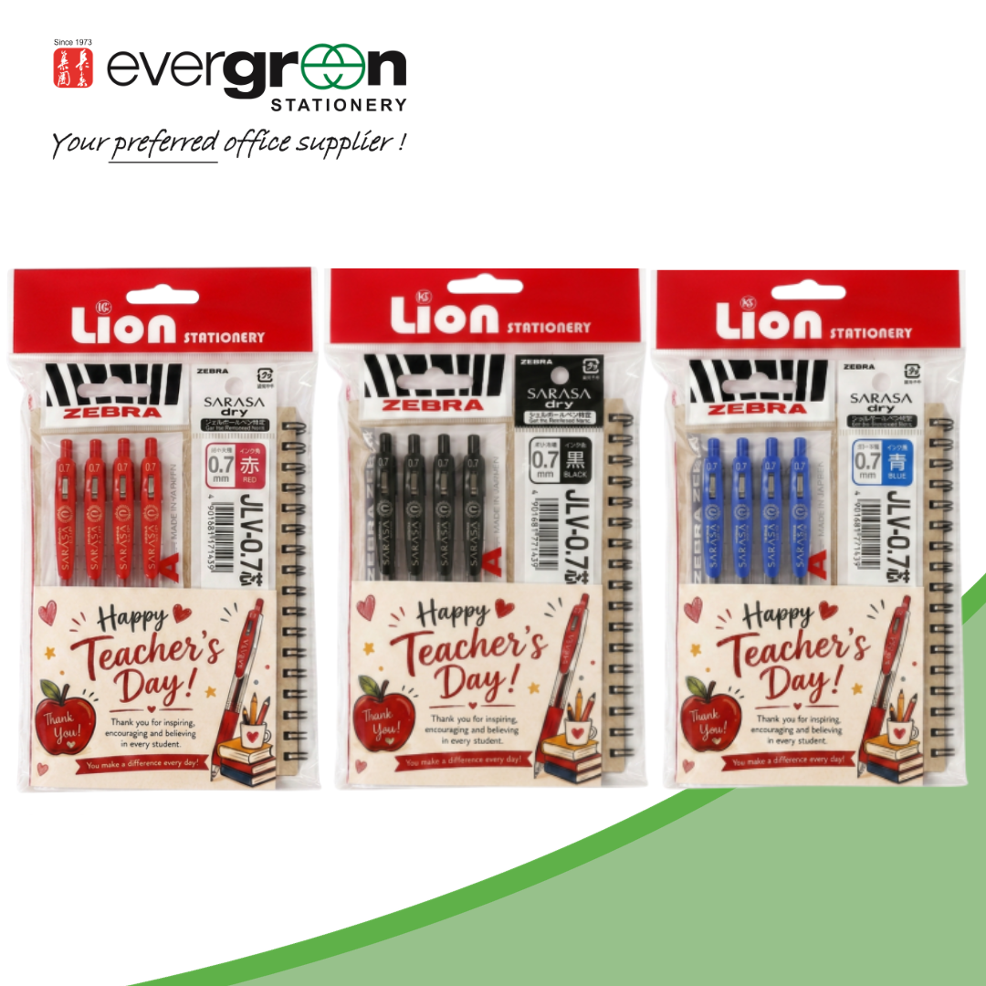 Zebra Sarasa Teacher's Day 2026 Promotion Set