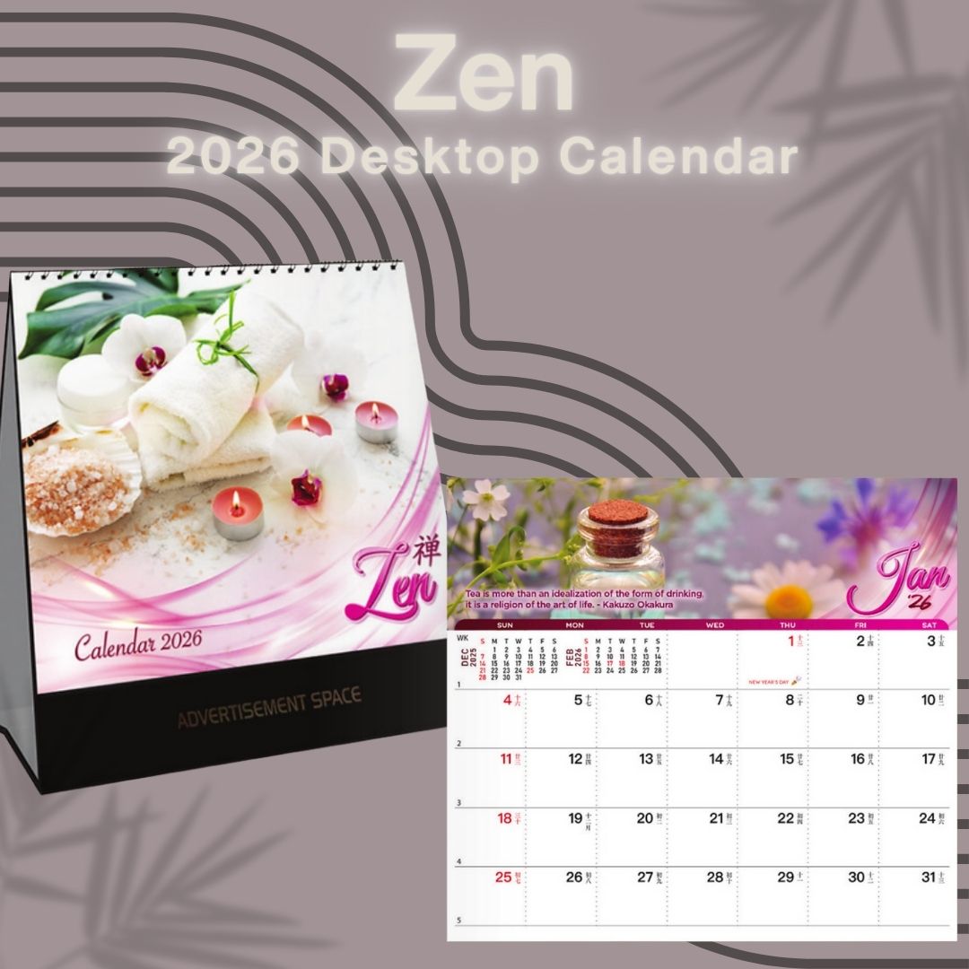 [SG] 2026 Desktop Calendars [Evergreen Stationery]