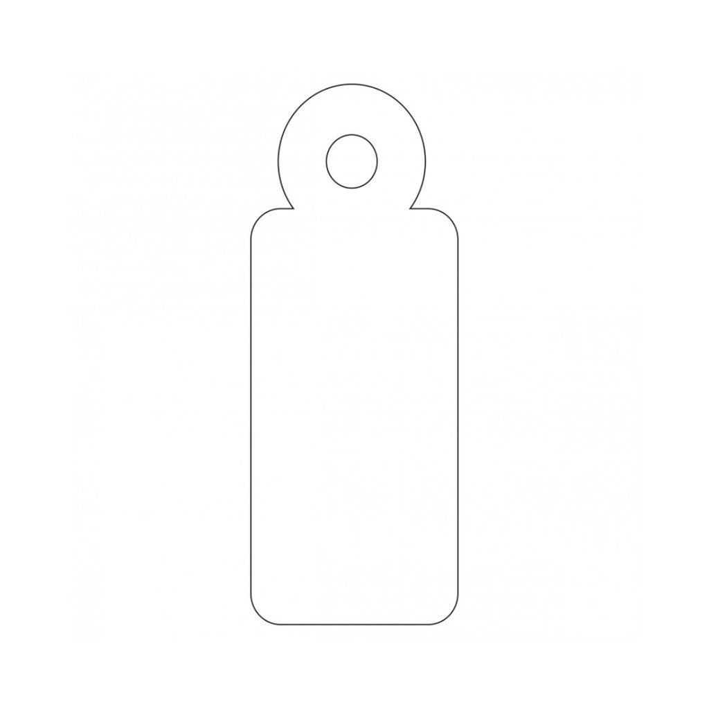 [SG] Apli #386 White Strung Tags 13 x 34mm (1000pcs/box) [Evergreen Stationery]