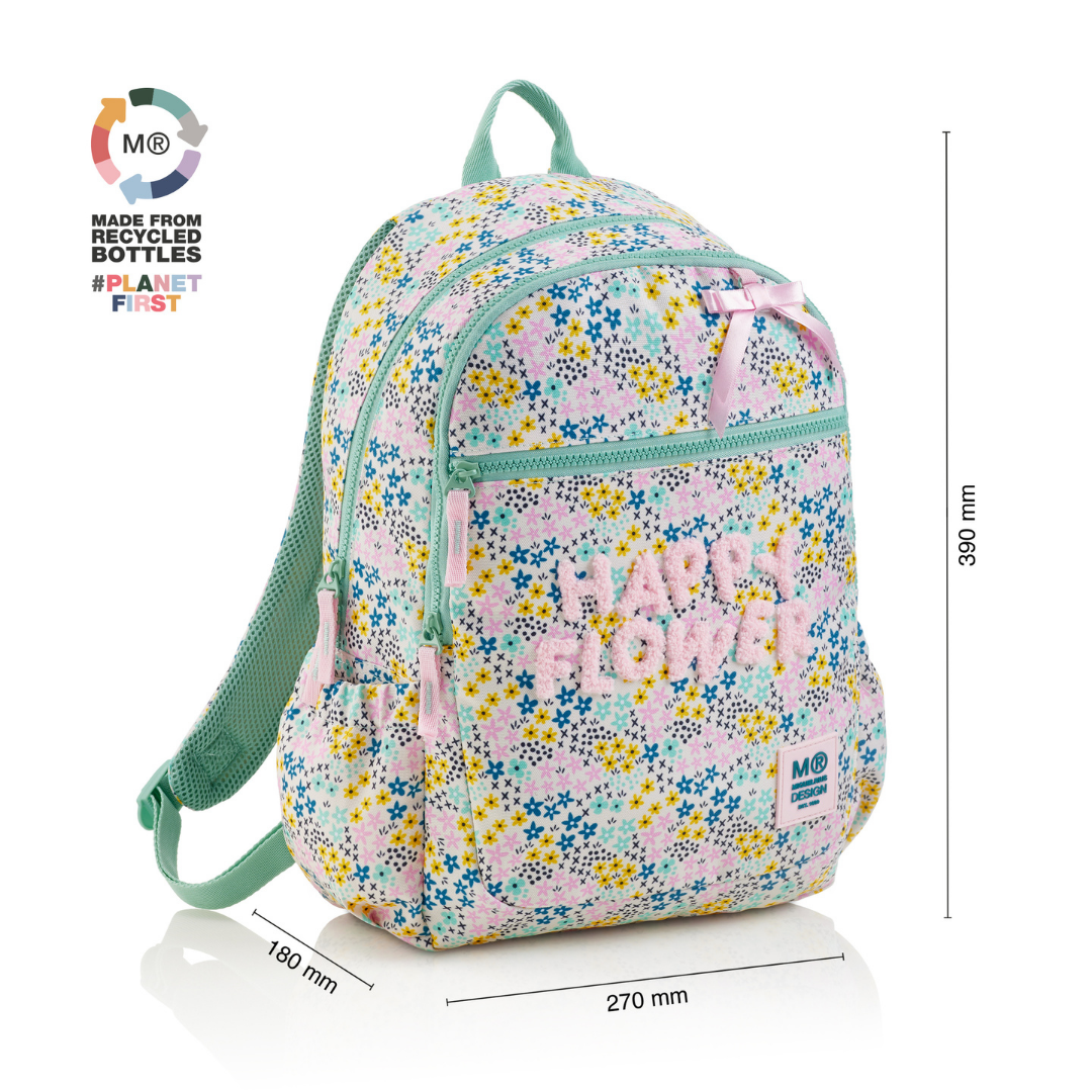[SG] APLI Recycled Lisboa Backpack -- Happy Design | Lightweight & Spacious [Evergreen Stationery]