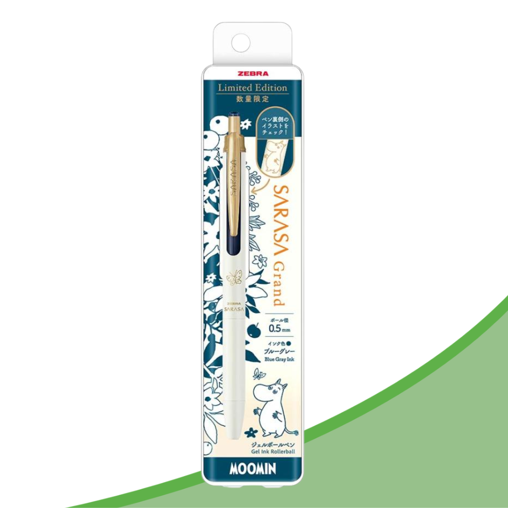 Zebra Sarasa Grand 0.5 Moomin Gel Pen Collection