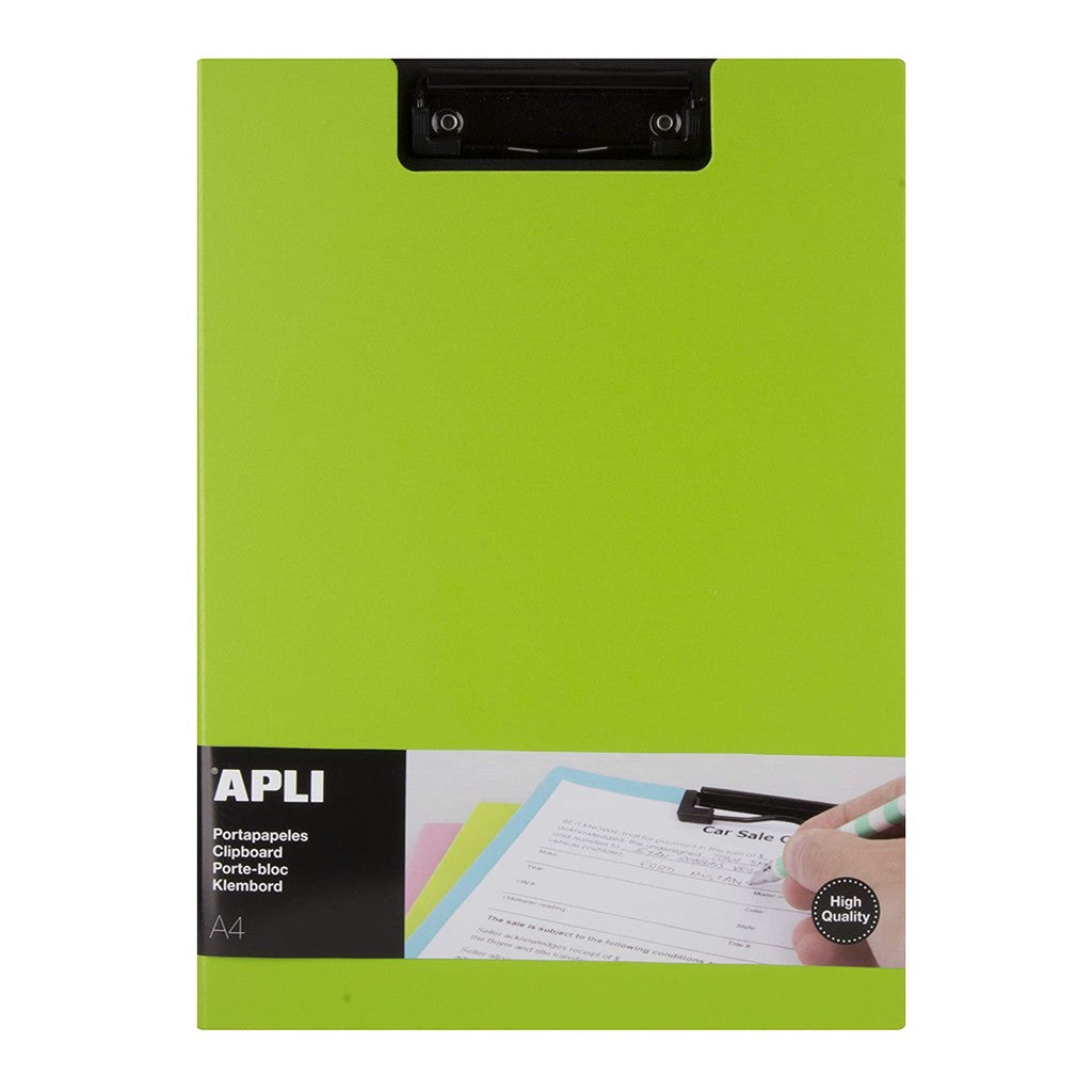 [SG] APLI A4 Clipboard with Premium Flap [Evergreen Stationery]