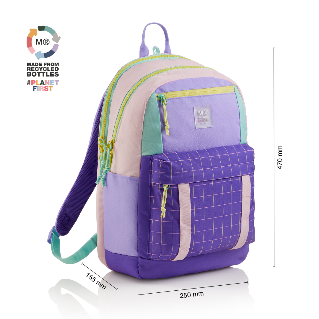 [SG] APLI Amsterdam Backpack – 3 Compartment School Bag | Rider SQ Design [Evergreen Stationery]