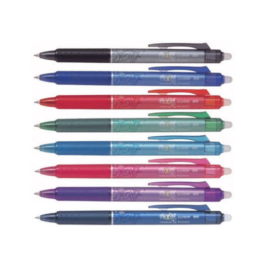 [SG] Pilot Frixion 0.5mm Erasable Ball Clicker Pen [Evergreen Stationery]