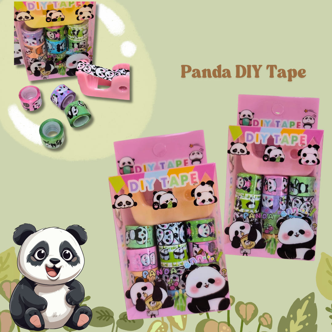 [SG] Mini Capybara/Panda DIY Tapes With Dispenser [Evergreen Stationery]