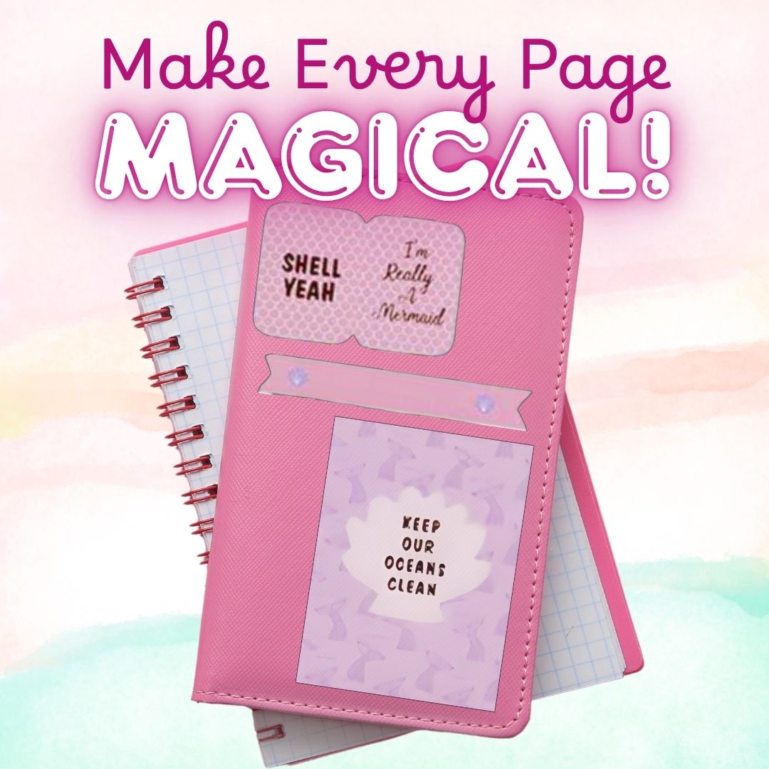 [SG] Apli Mermaid Stickers, 4 Sheets Set [Evergreen Stationery]