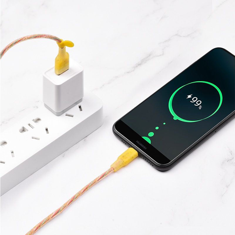 Hoco U73 Type-C Star Galaxy Silicone Charging Data Cable